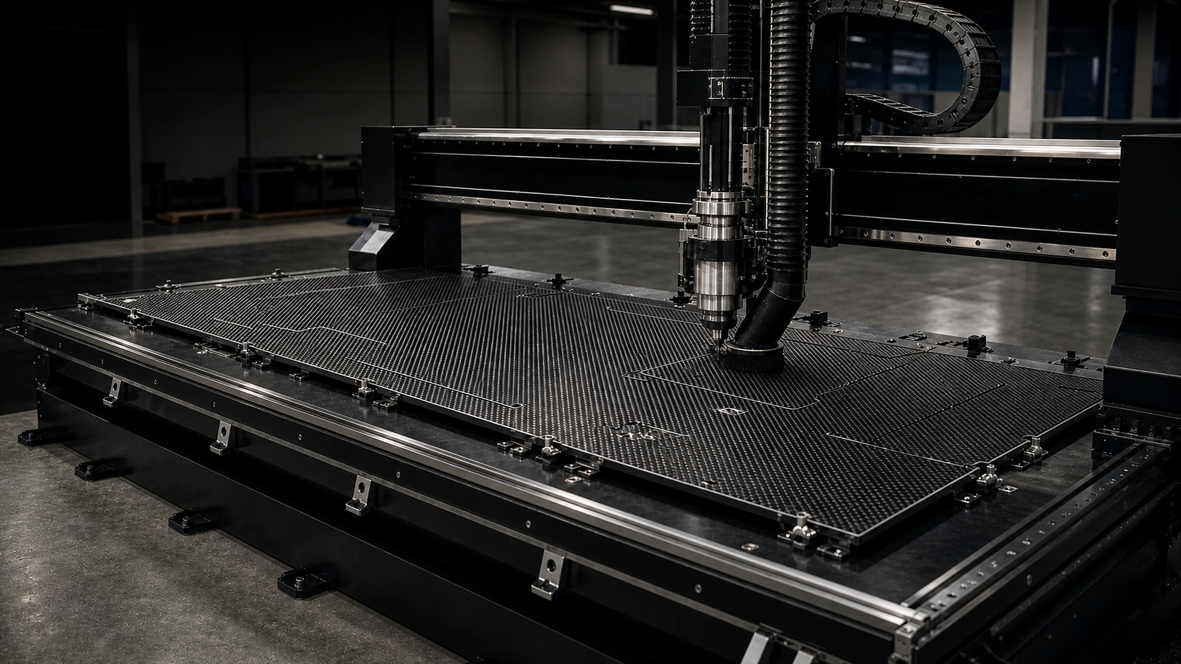 Фрезеровка карбонового листа на CNC-станке